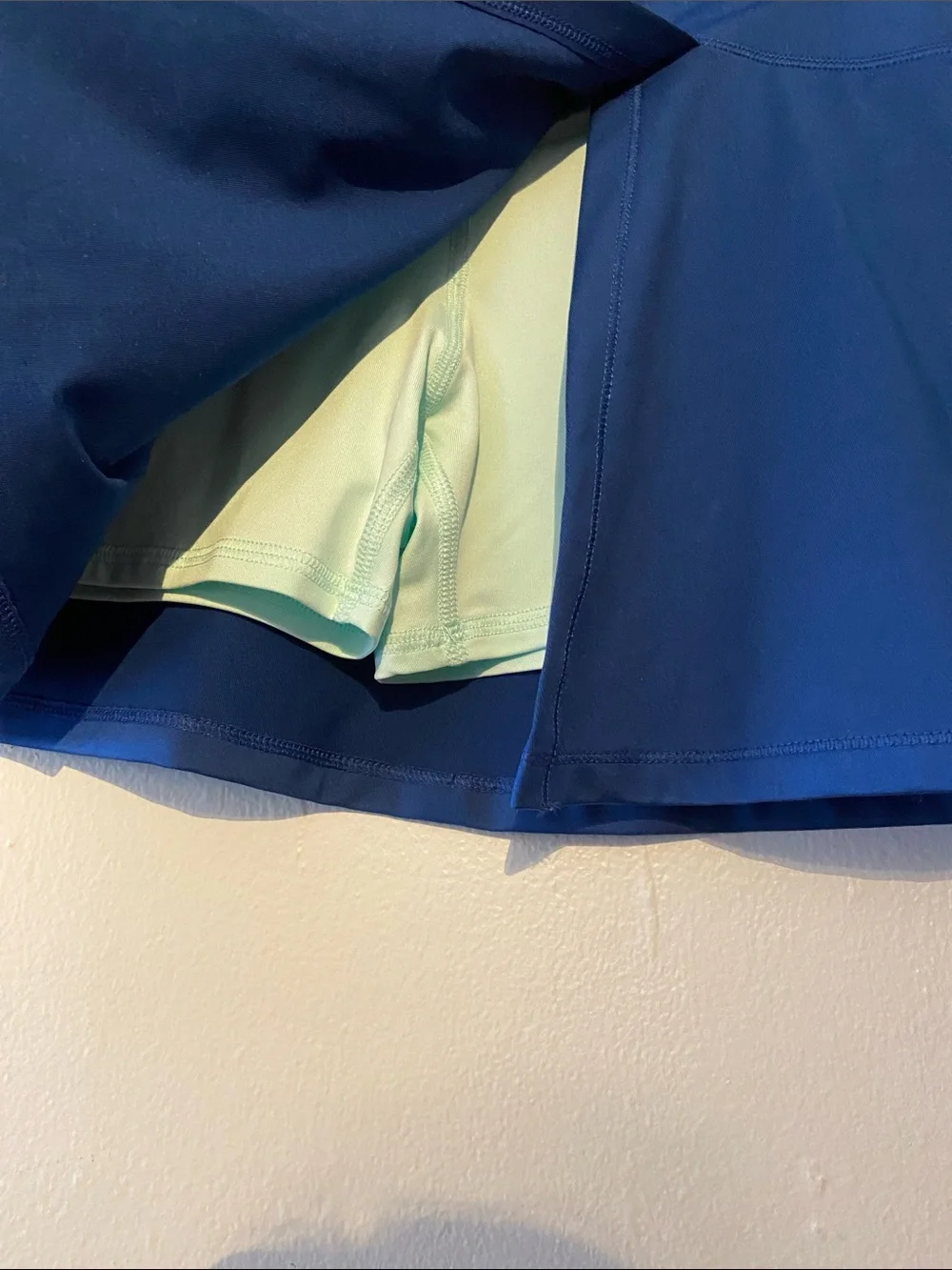 Members Mark Active Girl 10/12 never worn Blue Athletic Skort
